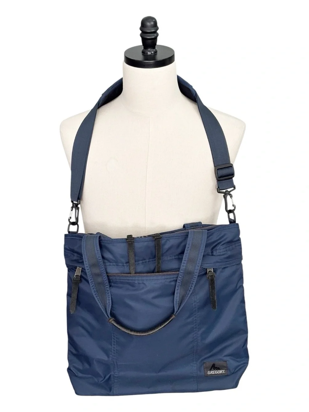 Gregory The Ascend Tote Bag 2-way urban shoulder bag Blue on orange interior